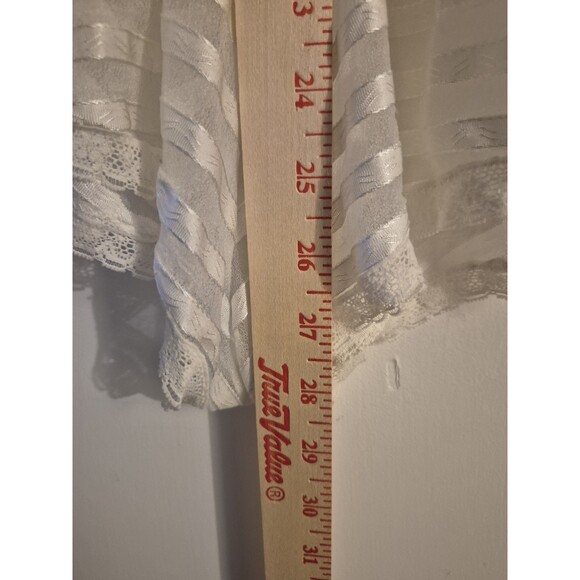 Vintage Lily Of France One Piece Teddy Lingerie romper Ivory Medium  80s - Picture 5 of 8